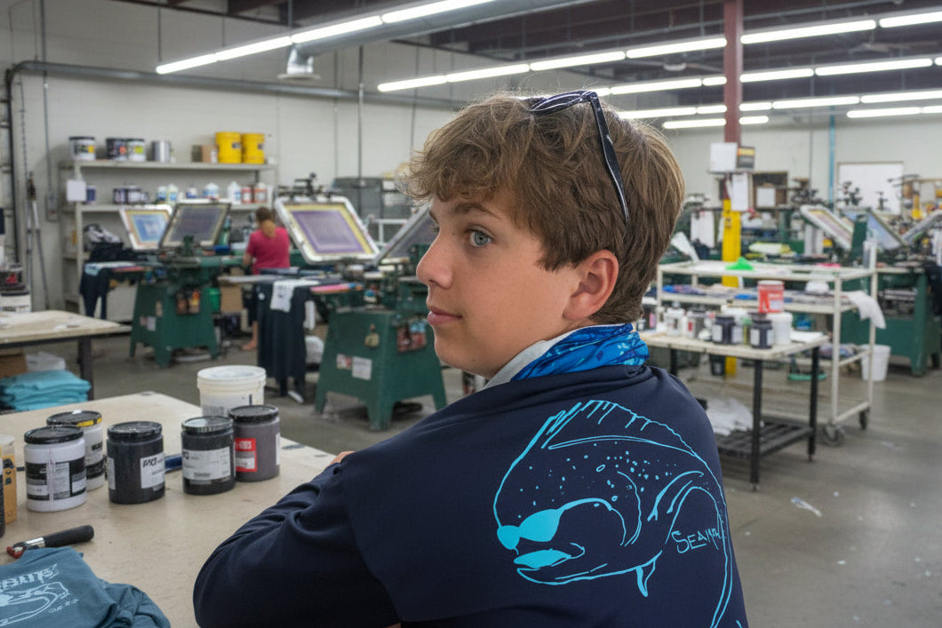 Boy's Dolphin Performance Long Sleeve